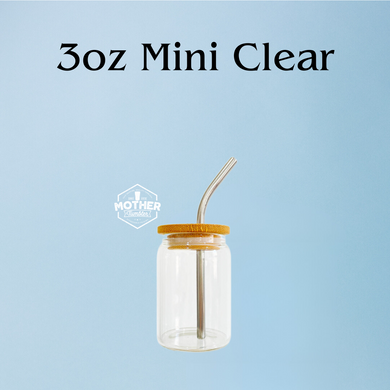 3oz Mini Clear Glass Sub