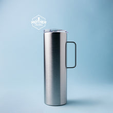 Load image into Gallery viewer, 30oz Handled Straight Skinny Stainless Steel Tumbler 
