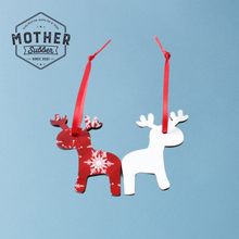 Load image into Gallery viewer, Reindeer Christmas Wood Ornament Mother Tumbler