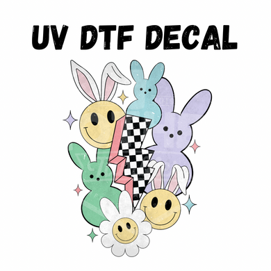 #203 - Retro Easter Vibes - UV DTF 4in Decal