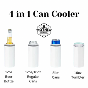 4 in 1 Sublimation Koozie