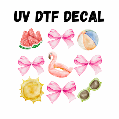 #317- Summer Girl - UV DTF 4in Decal