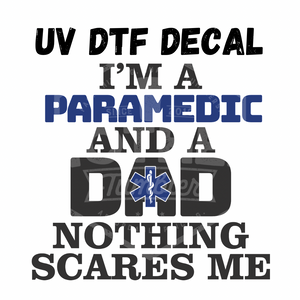 #146- Paramedic Dad - UV DTF 4in Decal