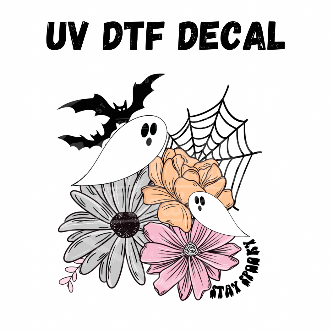 #003- Stay Spooky- UV DTF 3.5in Decal