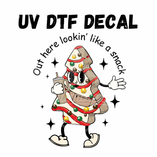 #151- White Cake - UV DTF 4in Decal