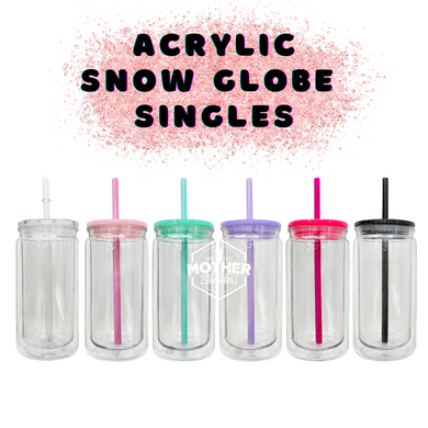 12oz ACRYLIC Snow Globe
