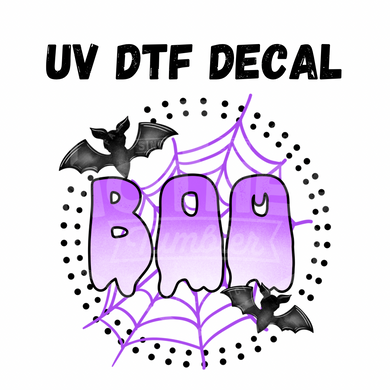 Boo Bats UV DTF 3.5in Decal