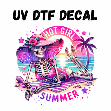 #312- Skelly Hot Girl Summer - UV DTF 4in Decal