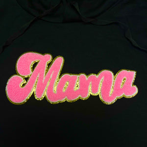 Mama Chenille Patch- Hot Pink