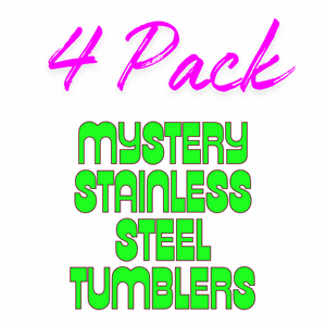 4pk Mystery Stainless Steel Tumbler Bundle