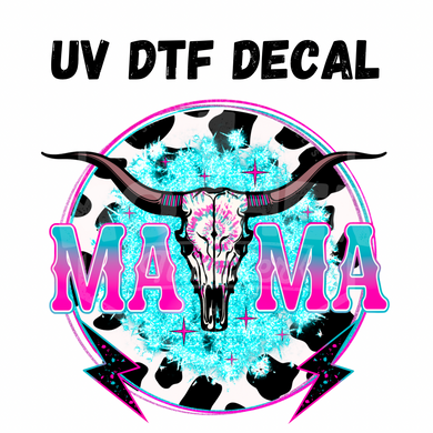 #239- Neon Western - UV DTF 4in Decal