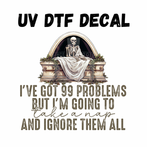 #040 -Take a Nap - UV DTF 3.5in Decal