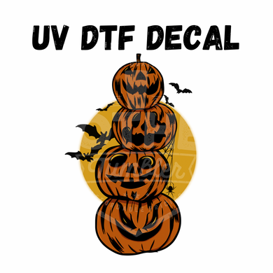 Batty Pumpkins UV DTF 3.5in Tumbler Decal - Mother Tumbler