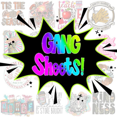 Upload Your Own Gang Sheet- UVDTF