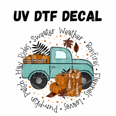 #023- Sweater Weather- UV DTF 3.5in Decal