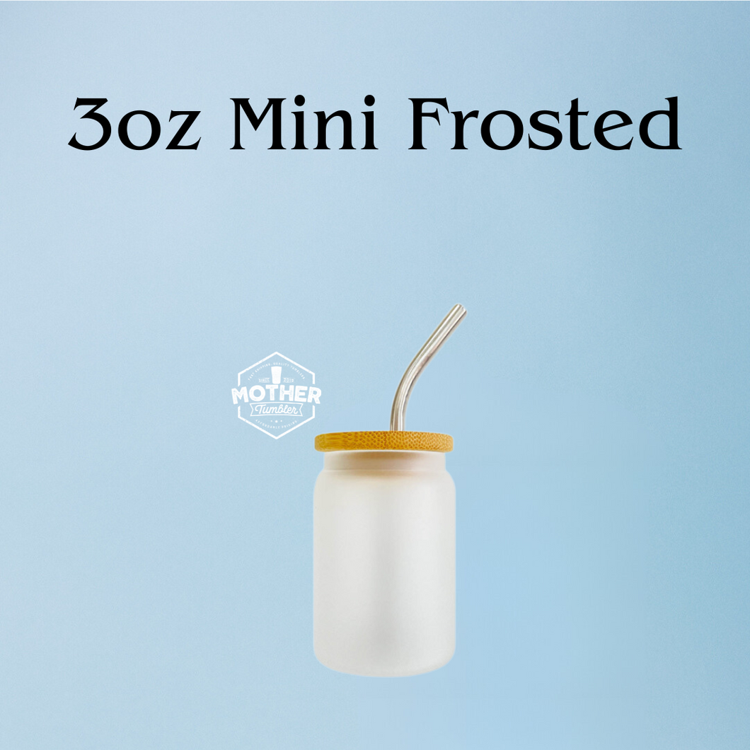 3oz Mini Frosted Glass Sub