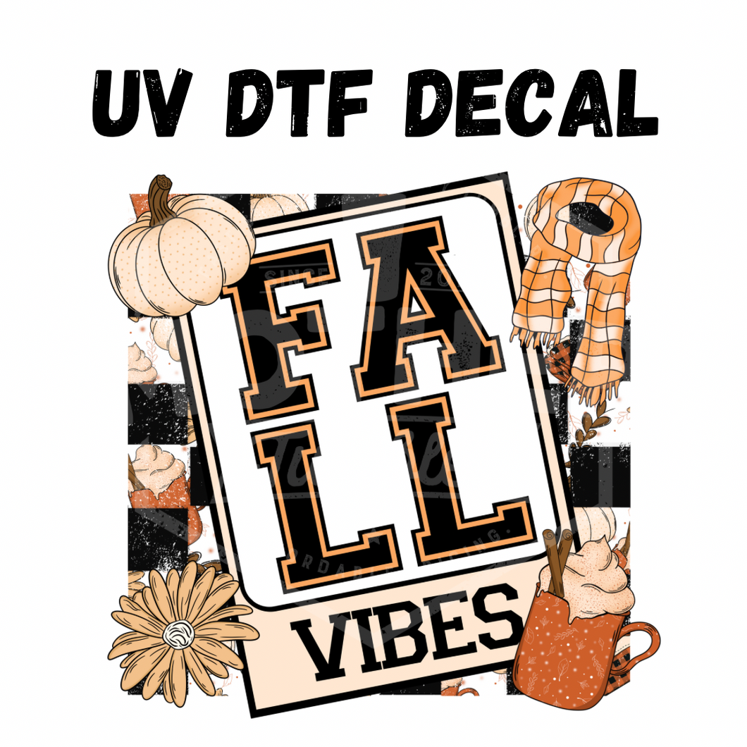 #048 - Fall Varsity Card - UV DTF 4in Decal