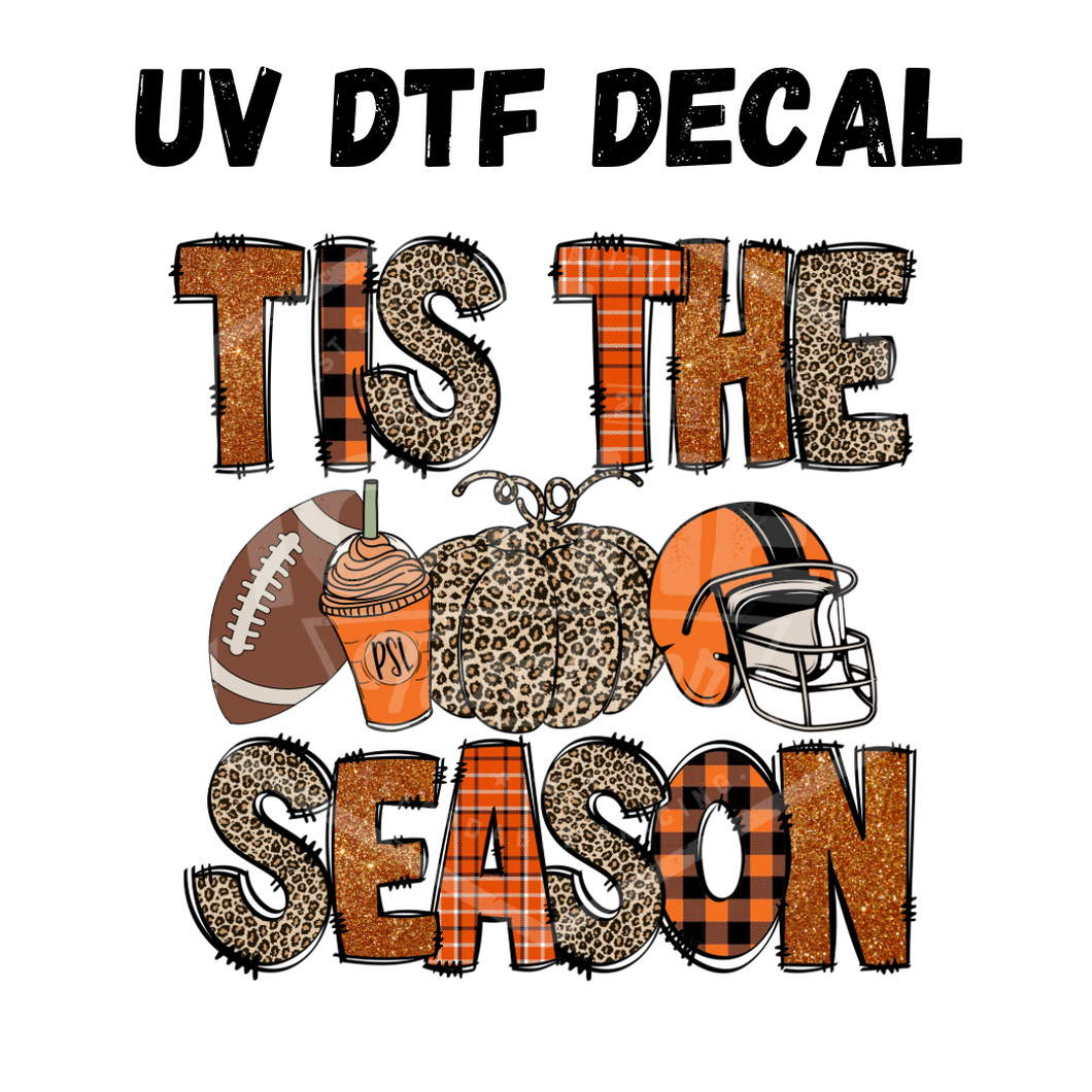 #035- Football Season - UV DTF 3.5in Decal