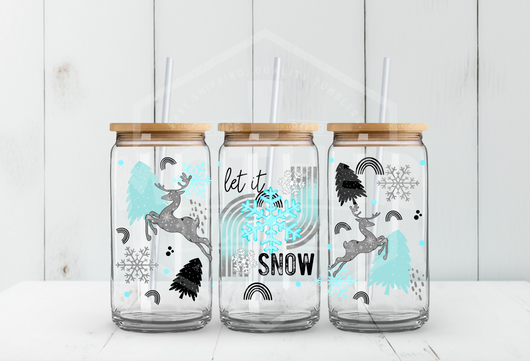 #042 - Let It Snow - UV DTF Wrap