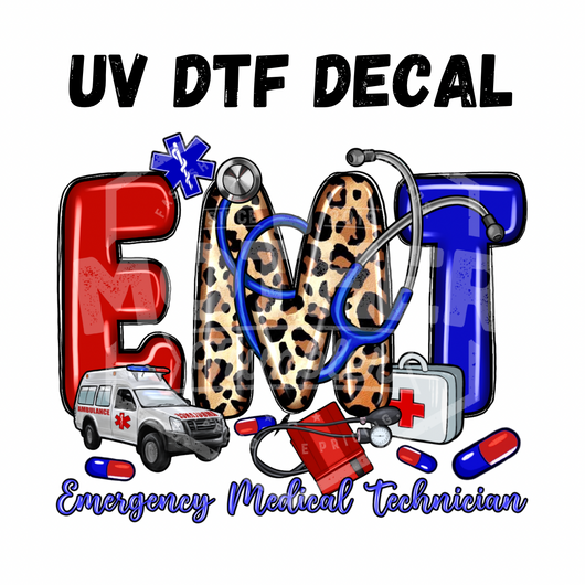 #118- EMT- UV DTF 4in Decal