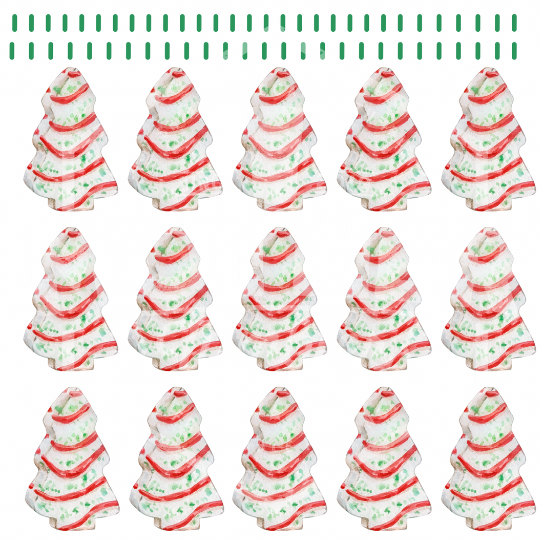 #140- Christmas Cakes #2- UV DTF Scatter Sheet