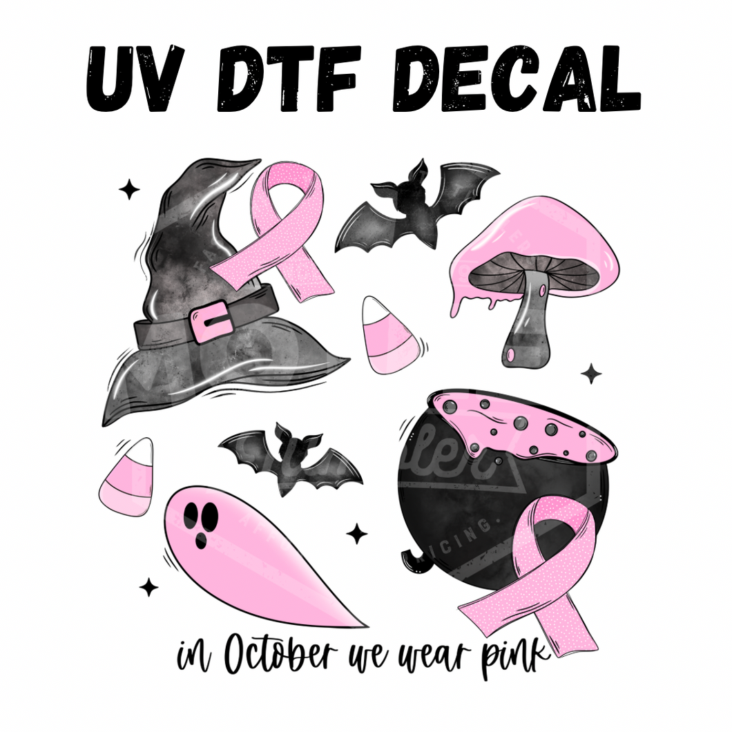 #058 - Pink Cauldrons - UV DTF 4in Decal