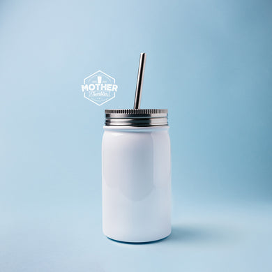 16oz Frosted Glass Sub-Bamboo Lid - Mother Tumbler