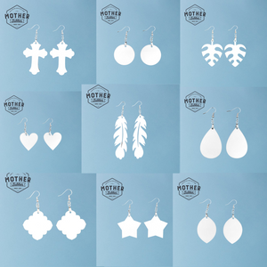 Wood Earrings - 9 Sets - Mother Tumbler
