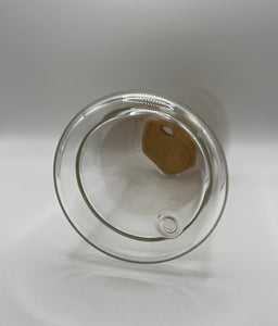 20oz Glass Snow Globe Inner Skinny Sublimation Tumbler 