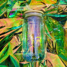 Load image into Gallery viewer, 16oz Rainbow Glass Sub- Glass Straw