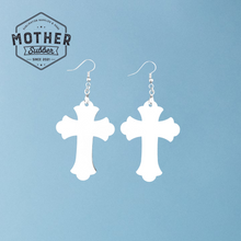 Load image into Gallery viewer, Cross Wood Earrings - Mother Tumbler