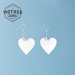 Heart Wood Earrings - Mother Tumbler