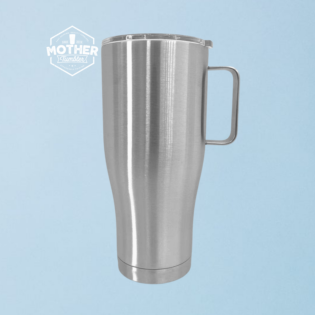 34oz Modern Curve Stainless Steel Tumbler with Handle