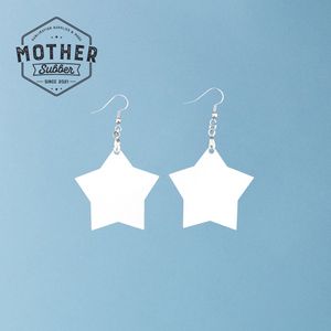  Star Wood Earrings - Mother Tumbler