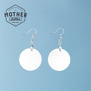 Circle Wood Earrings - Mother Tumbler